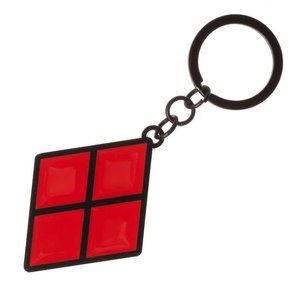 Harley Quinn Logo Keychain